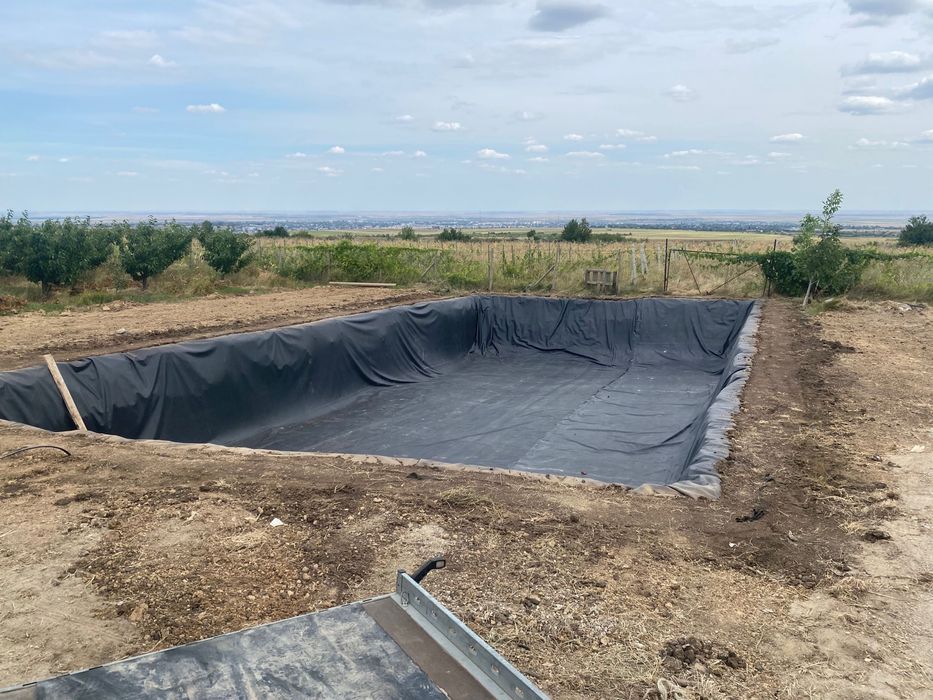 Iazuri de gradina , bazine piscicole si de irigatii , PVC EPDM