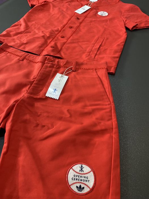 2012 adidas Opening Ceremony Baseball Set camasa+Short