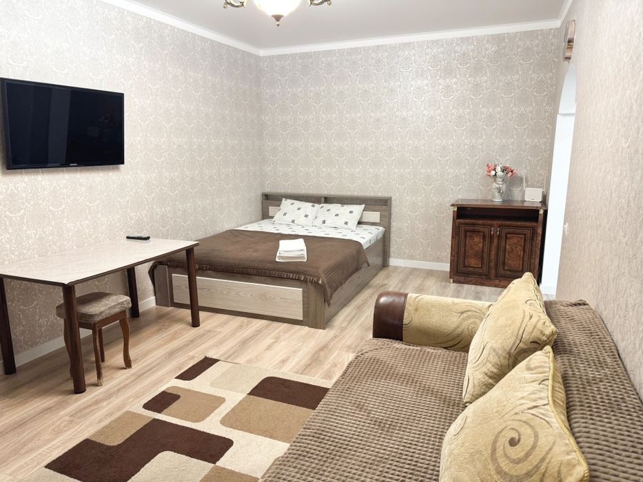 Однокомнатная посуточно, часы, ночь!Куйшидина,ТЦ Евразия,ЕНУ, Майлина.