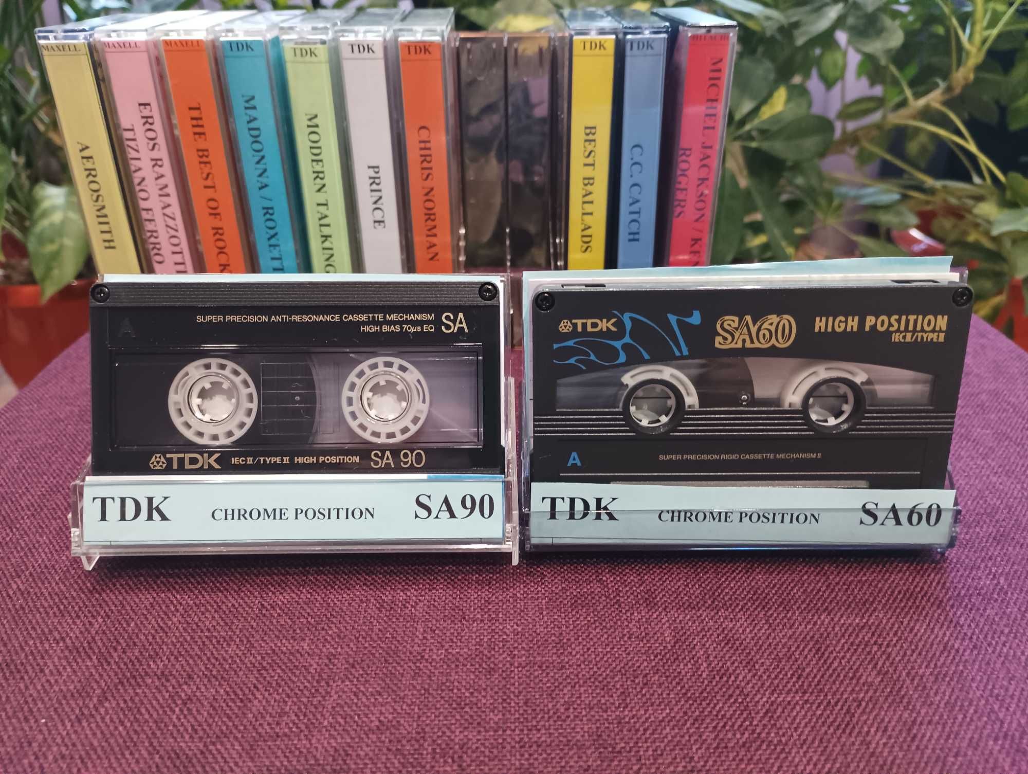 Аудио касети HITACHI UD C60EX, TDK SA и MAXELL XL - всичкитеTYPE II