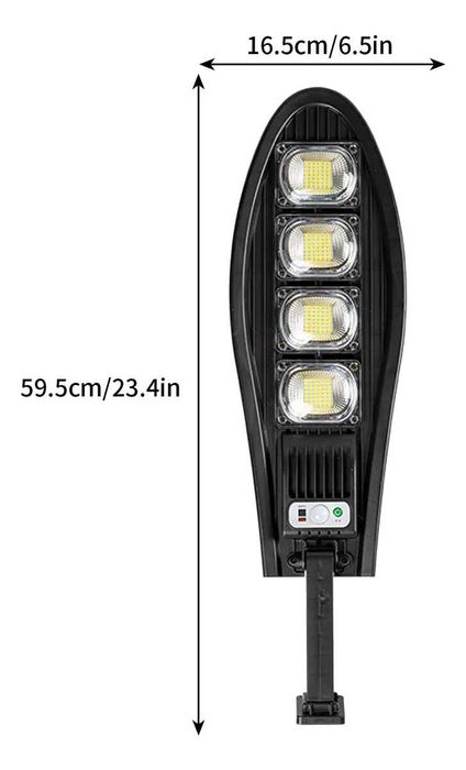 Качествена соларна LED лампа 1600w със сензор