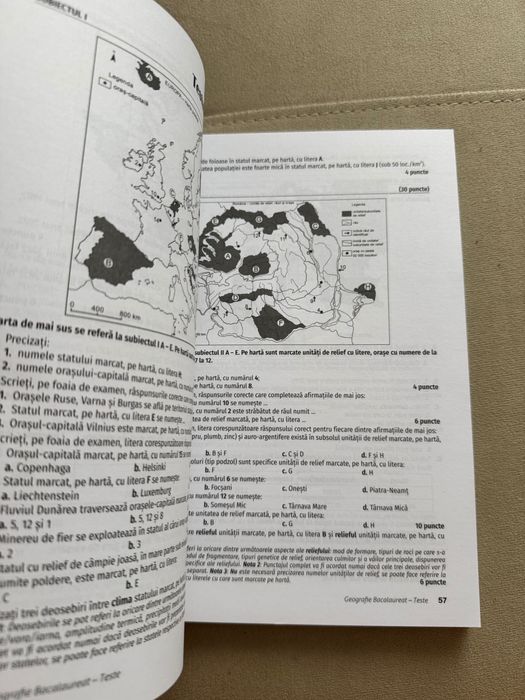 Cărți Bacalaureat Istorie și geografie – clasa a XII-a