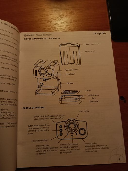 Expresor myria 1100 w 15 Bari