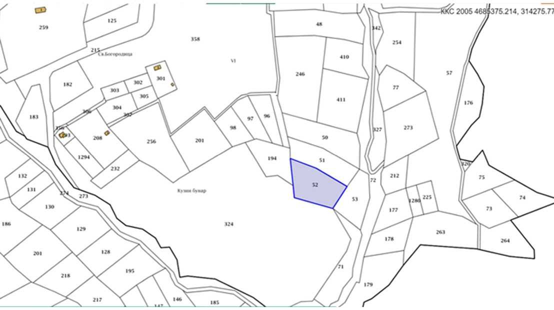 Продава се Парцел в София, 7-ми 11-ти километър - 2503 кв.м за 36 €/кв.м - Снимка #1