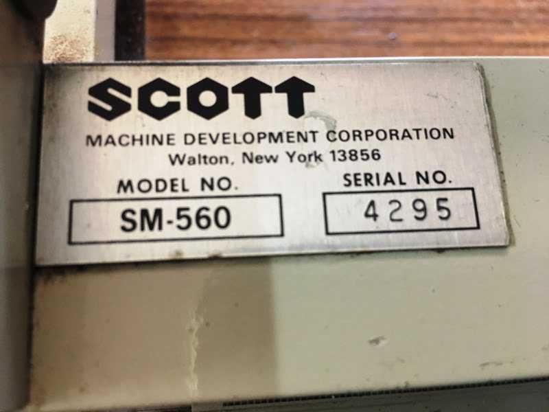Scott SM-560 gravor pantograph / replicator / copiator