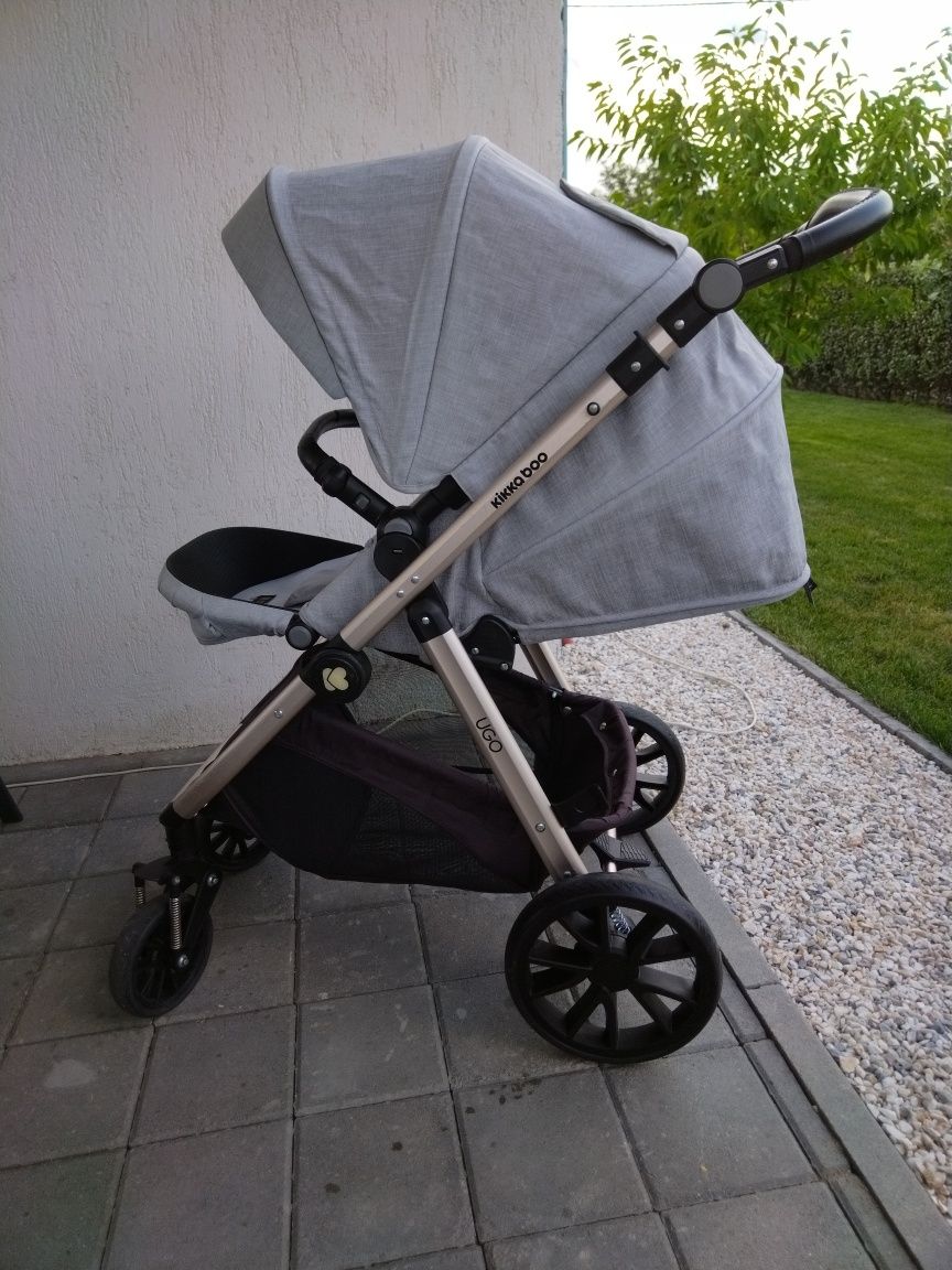 Kikkaboo Комбинирана количка 3в1 UGO GREY