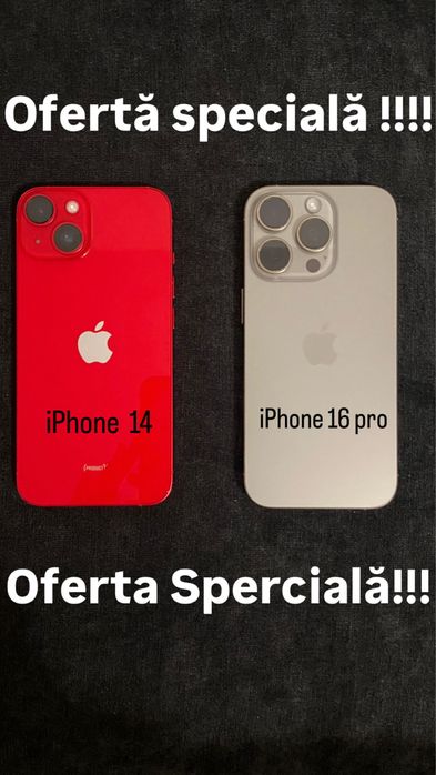 Oferta!!! iphone 16 pro + iphone 14