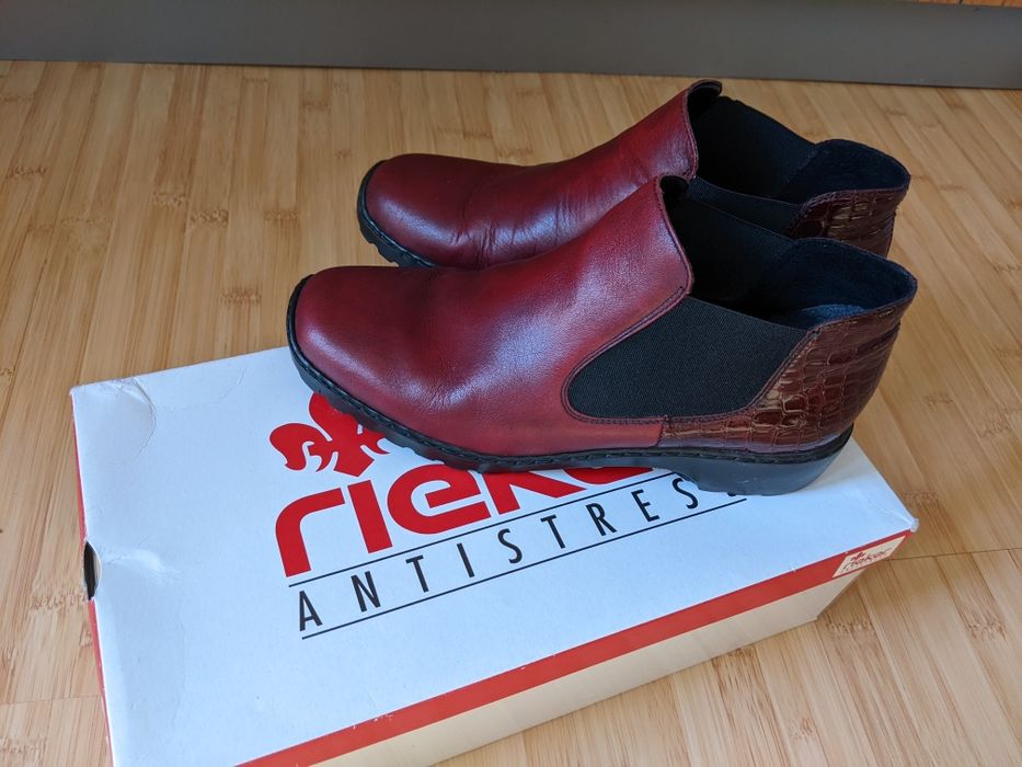 Боти Rieker, естествена кожа, N37