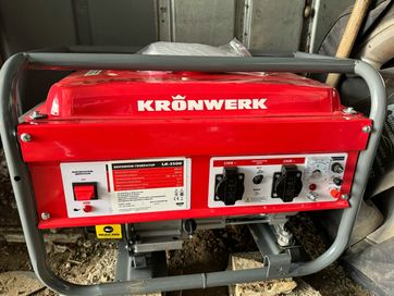 Генератор за ток с Гаранция 2 год KRONWERK LK 3500, 2.8 kW, 15 л, AVR