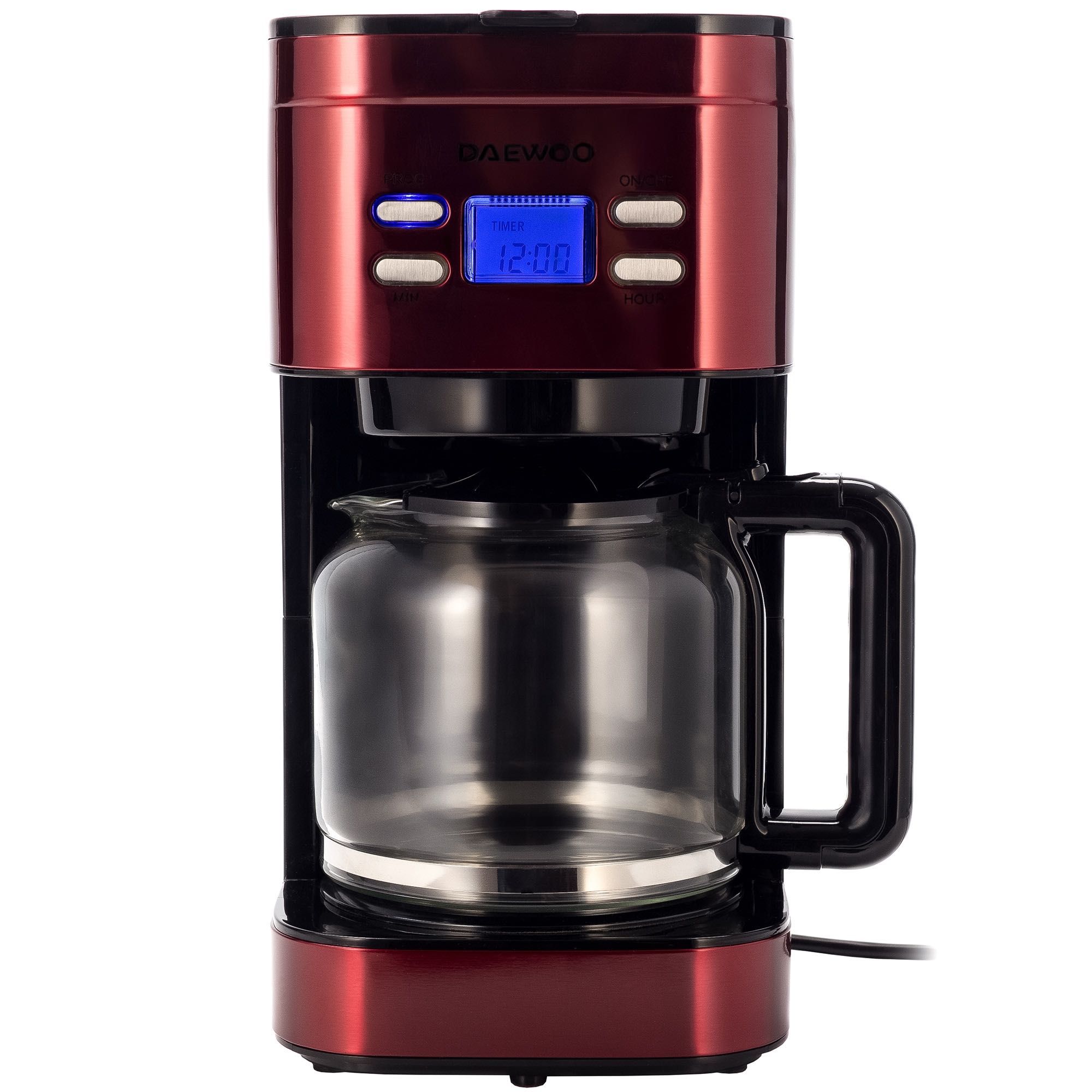 Cafetiera Daewoo DCM1000R, 1000 W, 1.5 l, Filtru permanent, lipsã canã