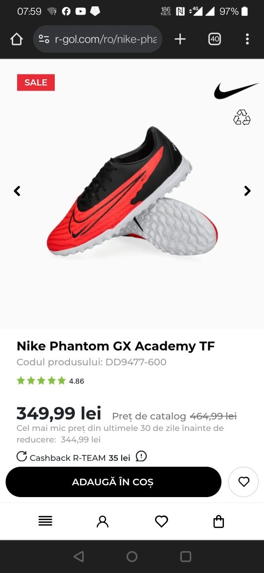 Nike Phantom Academy GX  TF