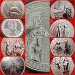 Polonia, Germania Mint, monede lingou argint 999 pur