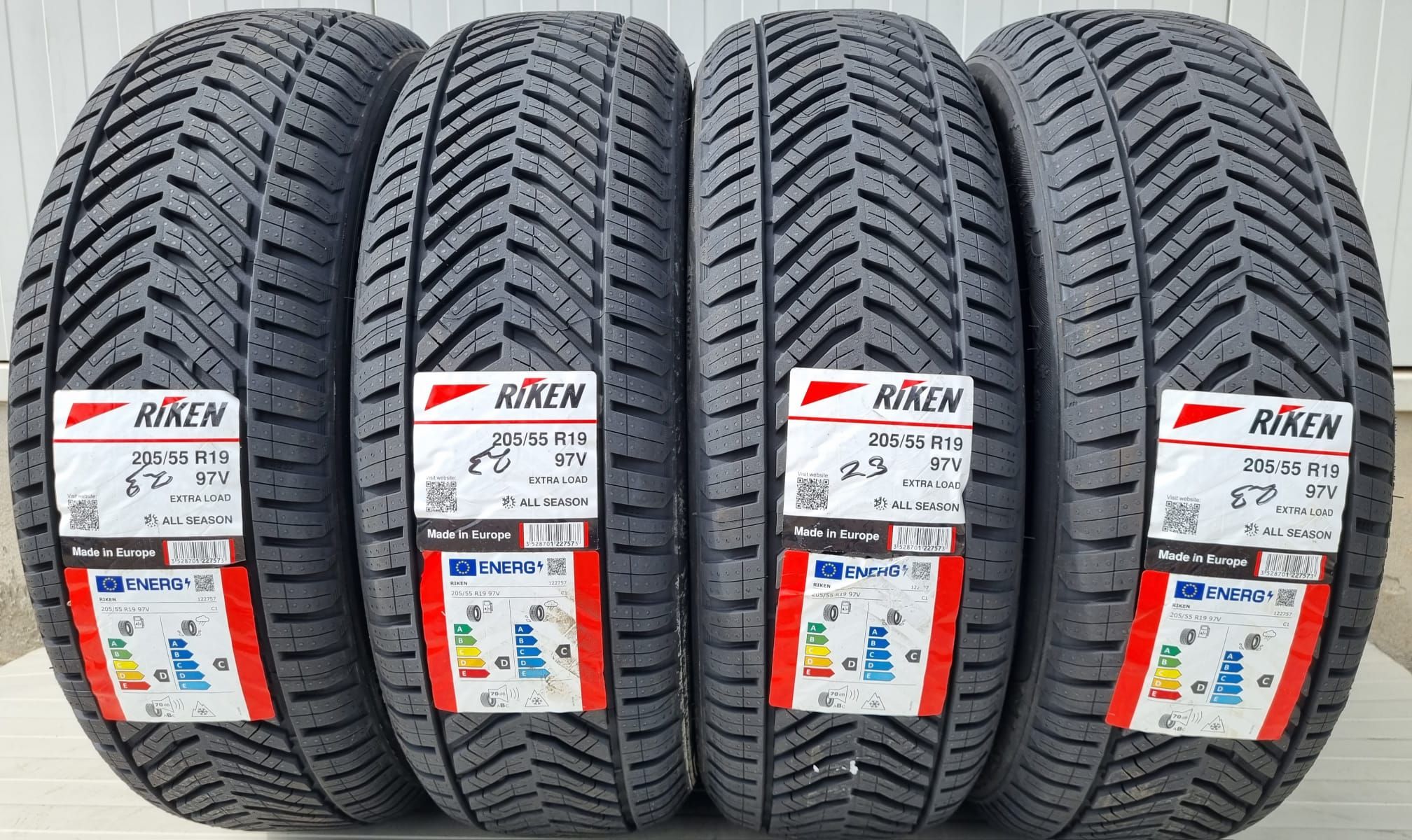 205/55 R19, 97V XL, RIKEN (by Michelin), Anvelope all season M+S