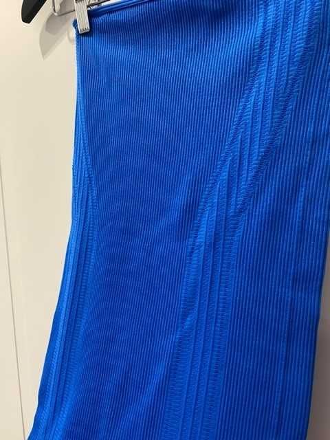 Стрейч платье без бретелек ZARA