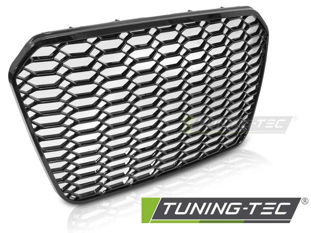 Grila fagure Audi A6 C7 dupa 2011-2014 Negru lucios