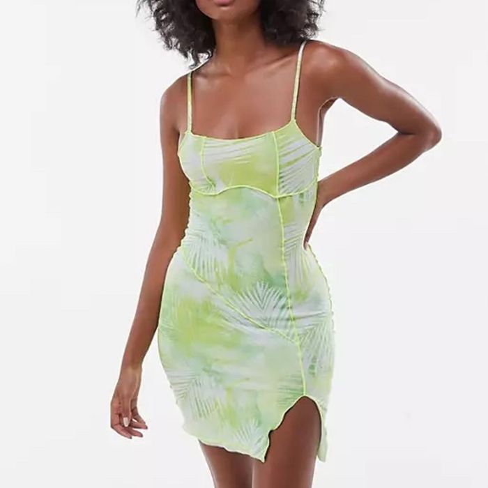 Bershka Рокля Зелена