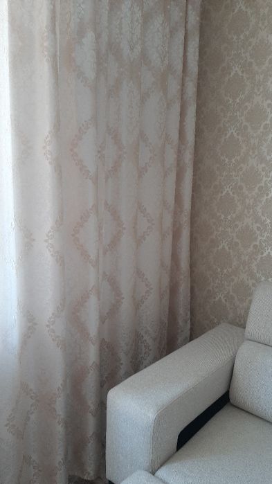 Готовые шторы шелковые Турция 5 метров