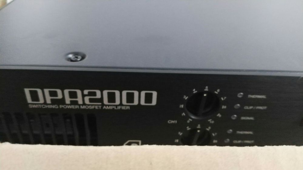 Amplificator ECLER DPA 2000 ,  nu Dyacord   XA 2, vl 2012, FBT hy max