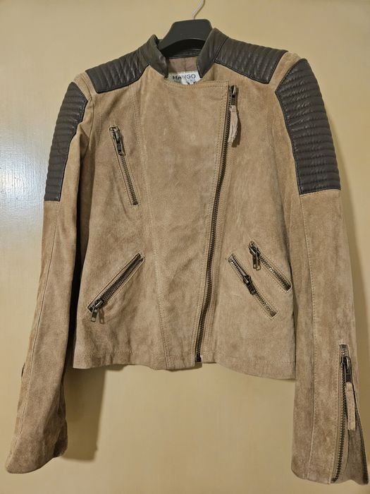 Кожено яке mango