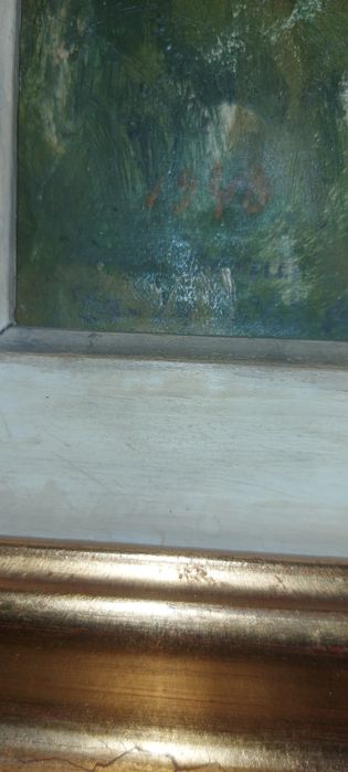 Vând tablou semnat dimensiuni pe spate .