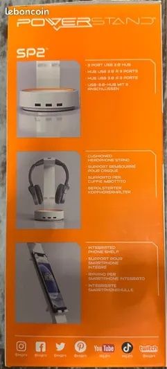 Power Stand SP2 cu 3 porturi Usb