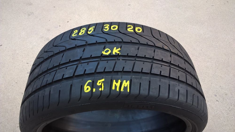 O anvelopa de vara 285 30 20 pirelli p zero profil 6,5 mm