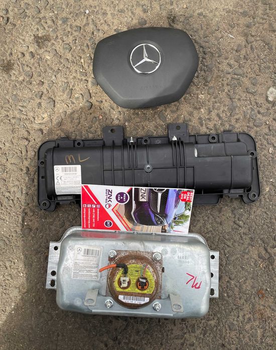 Mercedes Benz ML GLS GL set centuri airbag volan pasager genunchi