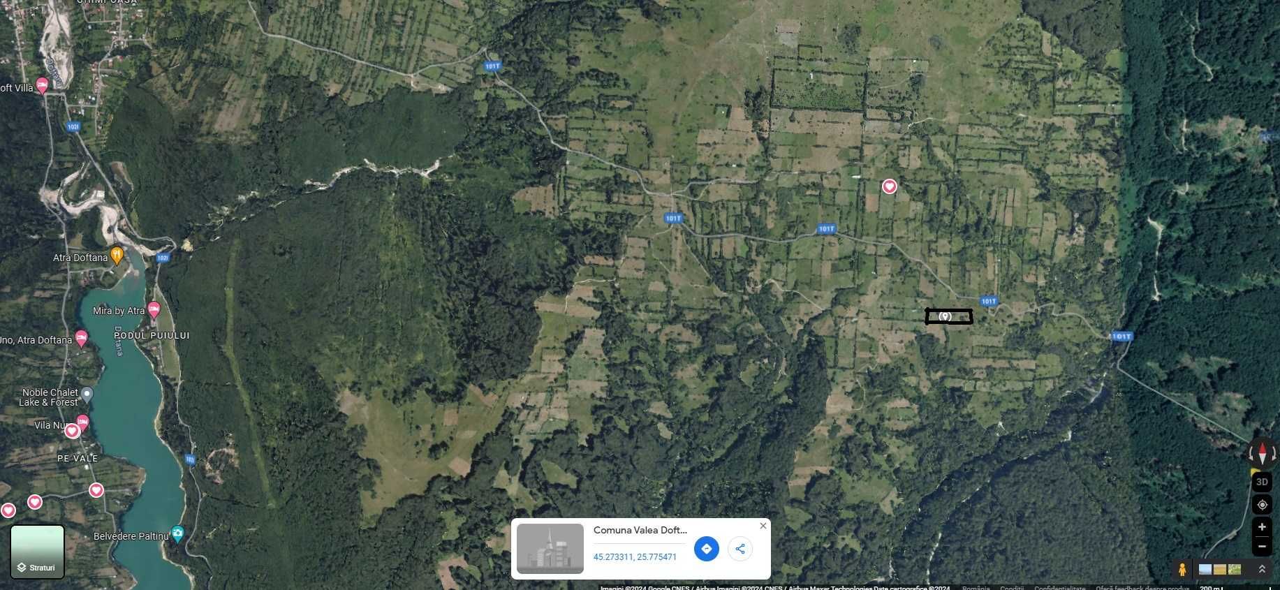 Teren de vanzare Valea Doftanei zona Craite 4853mp