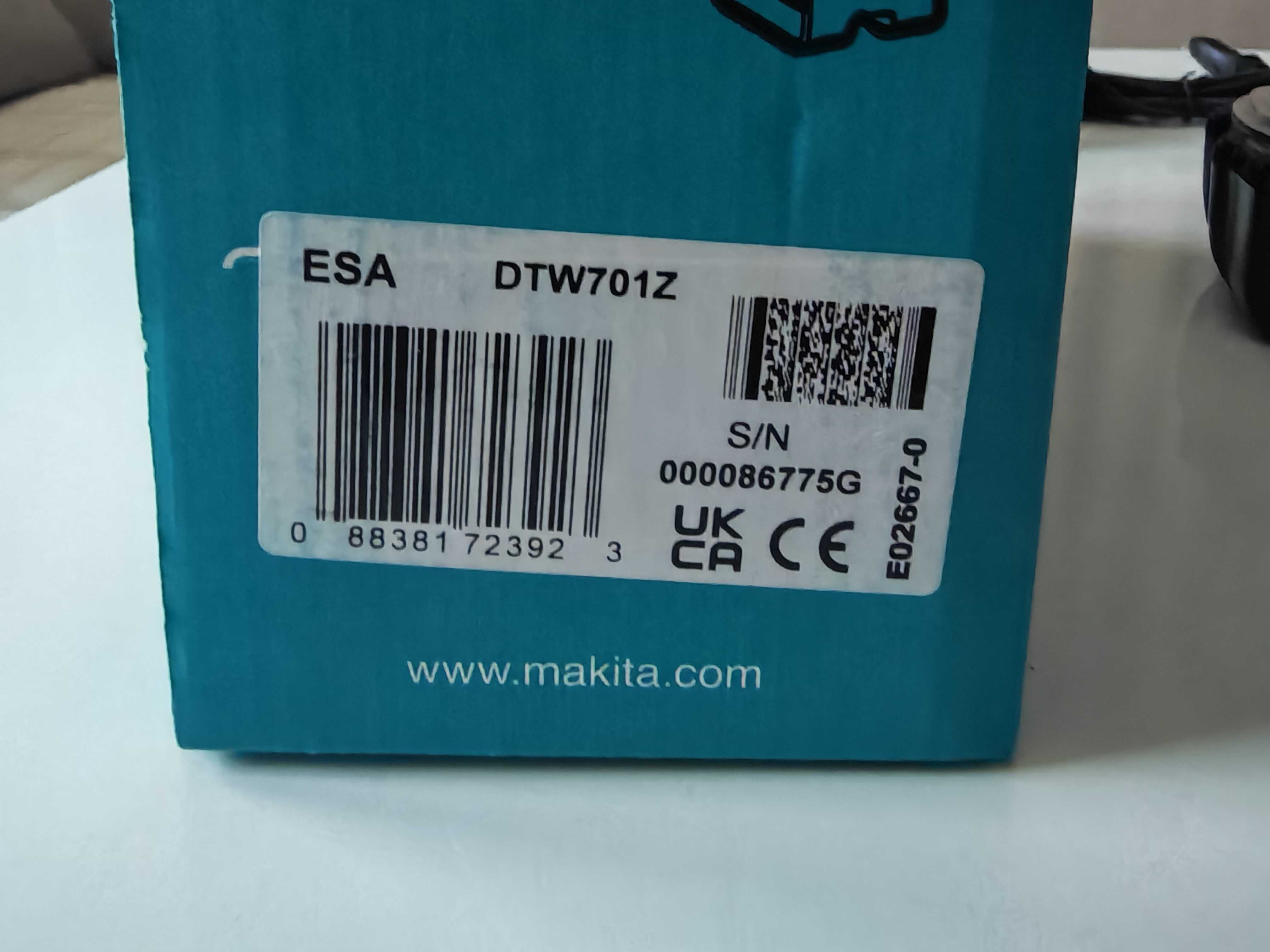 Акумулаторен ударен гайковерт MAKITA DTW701Z, 18 V, 700 Nm
