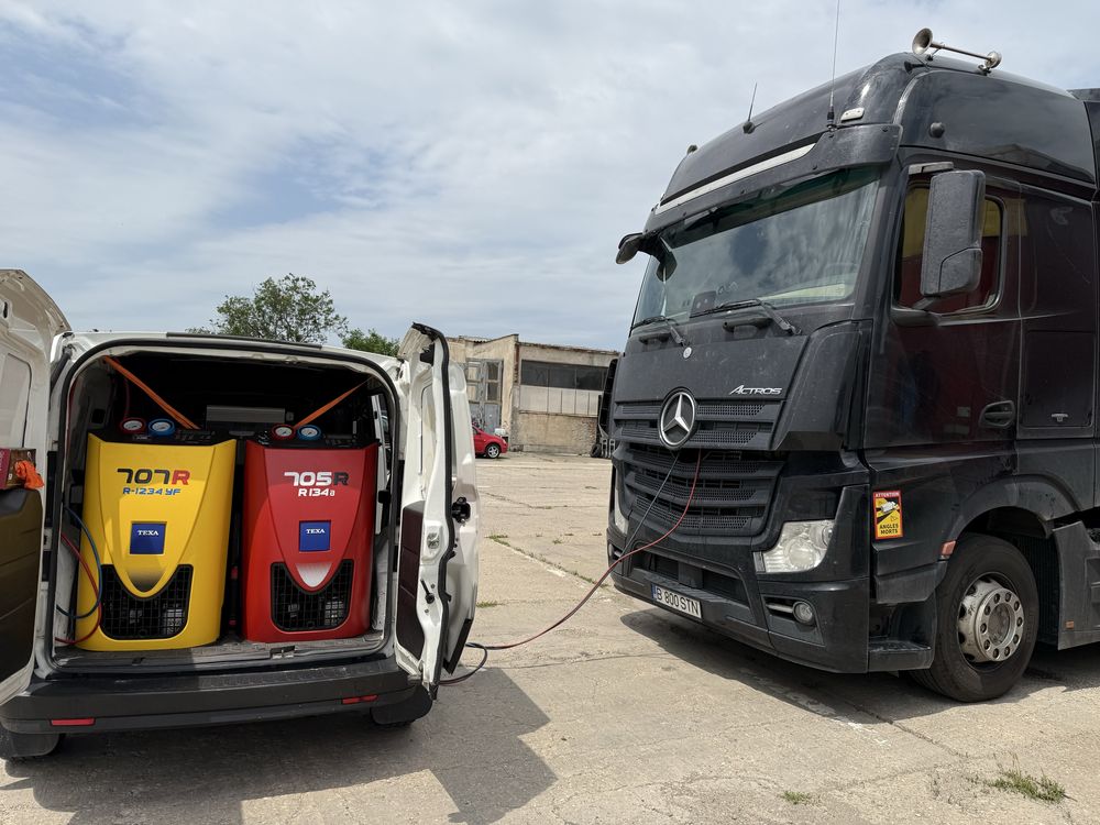 Incarcare freon la domiciliu camioane/utilaje constructii/autoturisme
