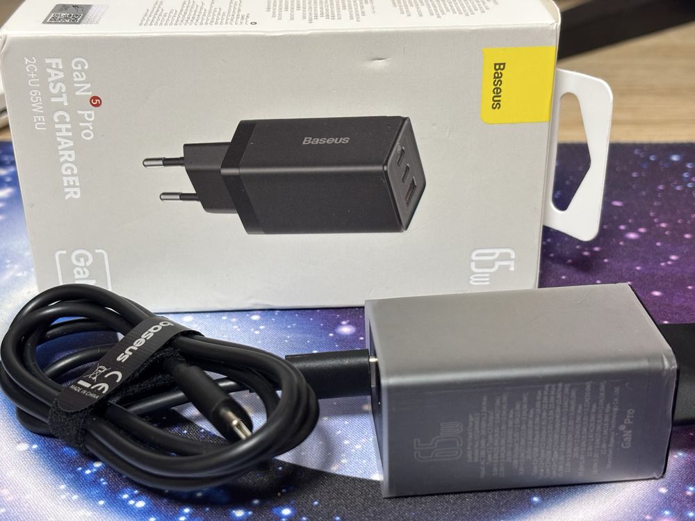 Зарядно BASEUS 65W GaN5 Pro