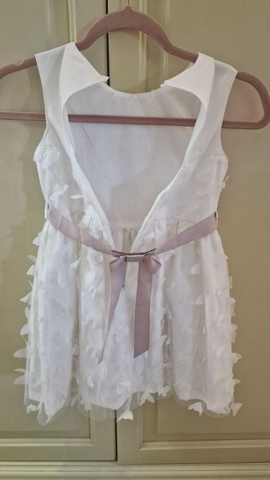 Рокля Newness(подклад 100% памук) и жилетка H&M(памук 100%) ръст 116см