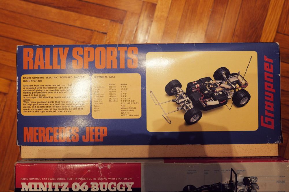 Automodel KYOSHO Minitz 06 Buggy vintage, ani 70-80 Mercedes G Range