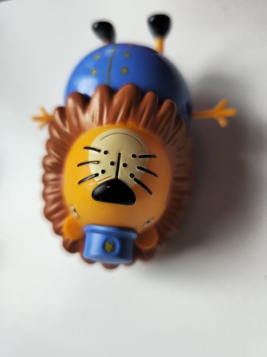 Peppa Pig Figure Mr Lion Zookeeper Rare, 11 cm