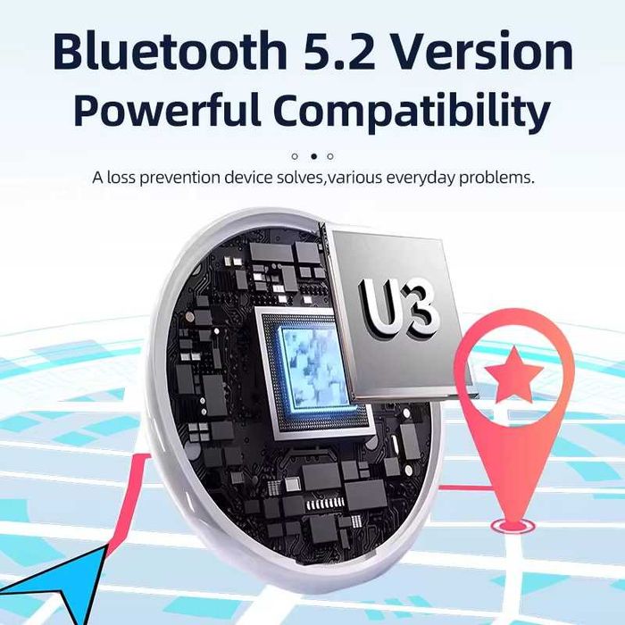 Lucid Tag – GPS тракер, съвместим с Apple Find My за вещи, ключ и др.