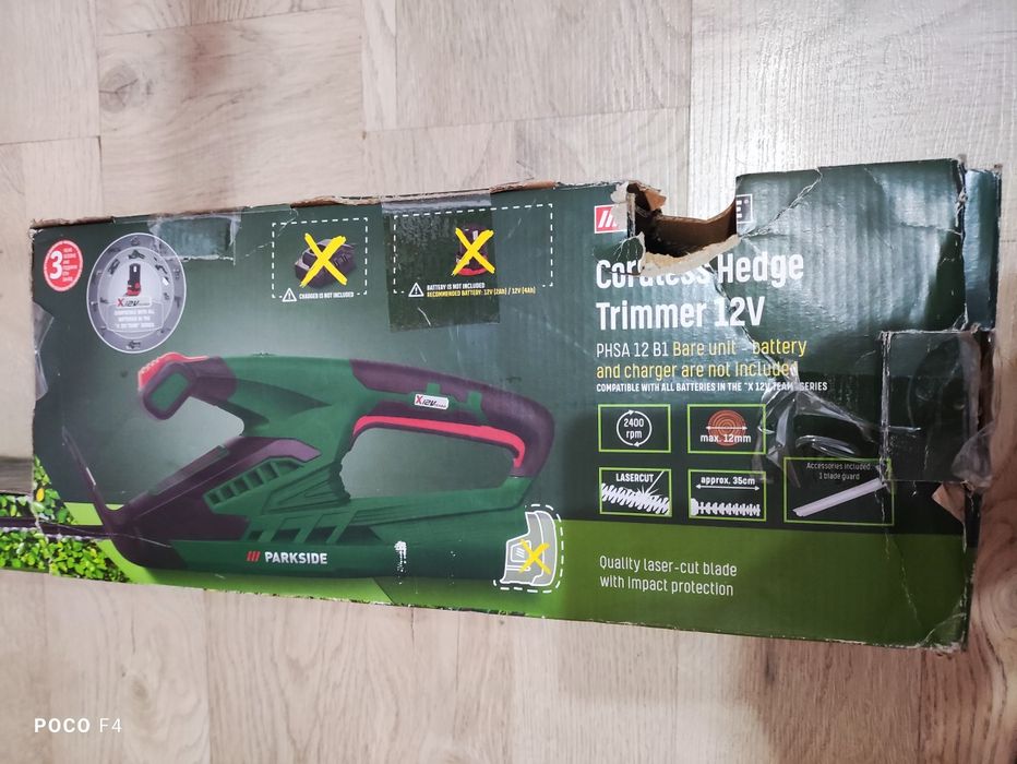 Акумулаторен храсторез Parkside PHSA 12 B1