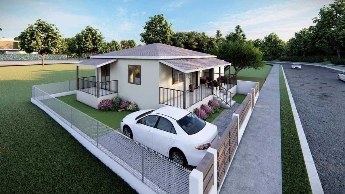 Продава къща в строеж с площ 65 м2 и двор 185 м2 в Аспровалта, Гърция