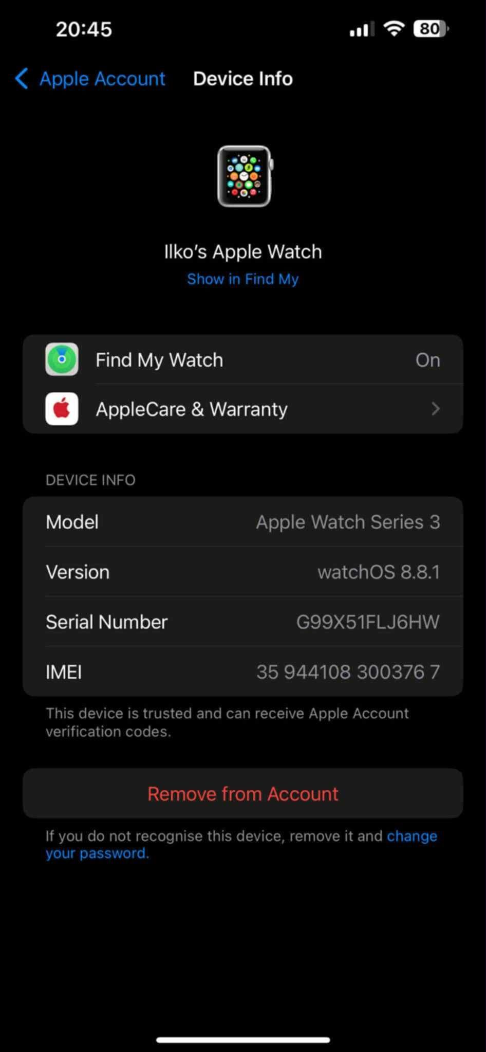 Apple wath serius 3