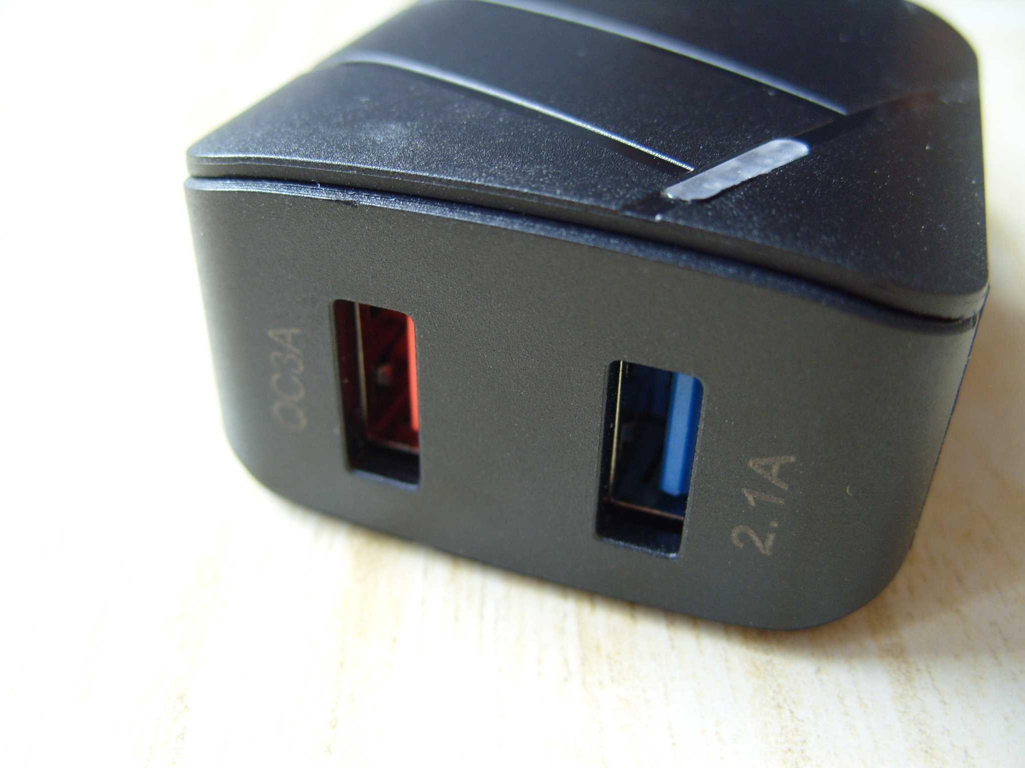 Бързо USB зарядно TE-820, 28W, 2 USB извода