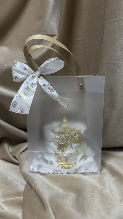 Новогодний подарок (гипсовая шкатулка)