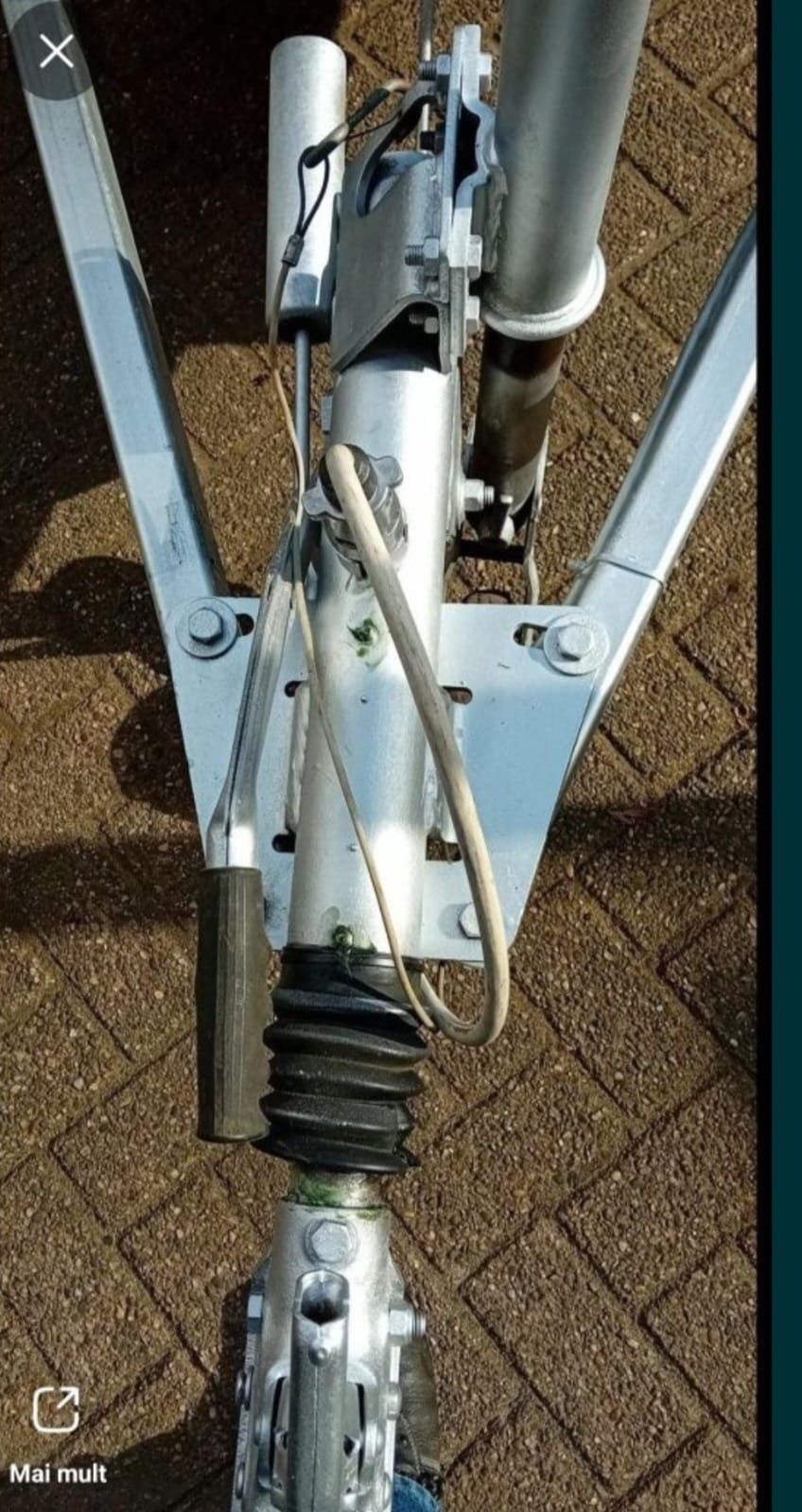 Remorcuță 2 axe 2000kg