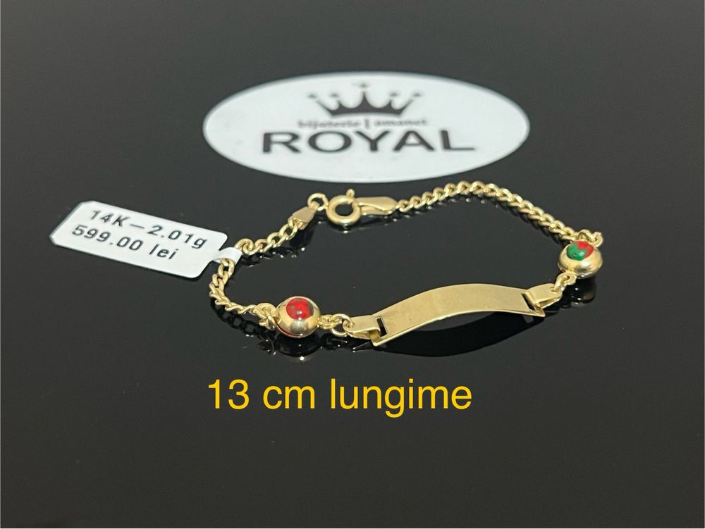 Bijuteria Royal CB : Bratara copil aur 14k 2,01 grame