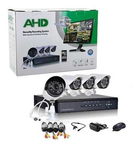 Sistem de supraveghere CCTV FULL HD, Kit DVR cu 4 camere