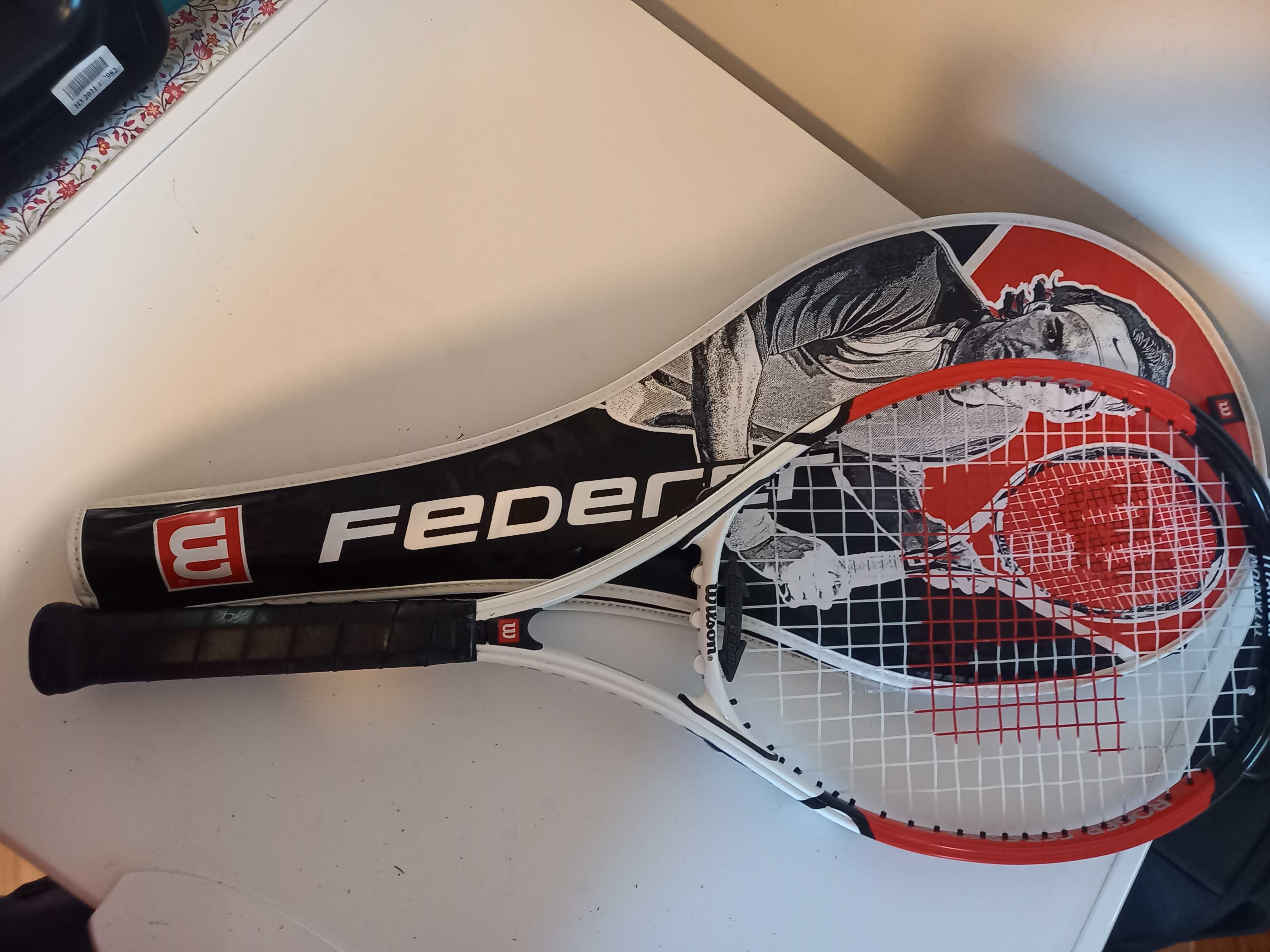 Racheta tenis Wilson Roger Federer,  cu husa