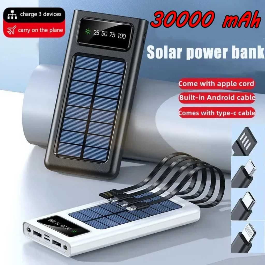 Външна батерия със соларен панел Power bank