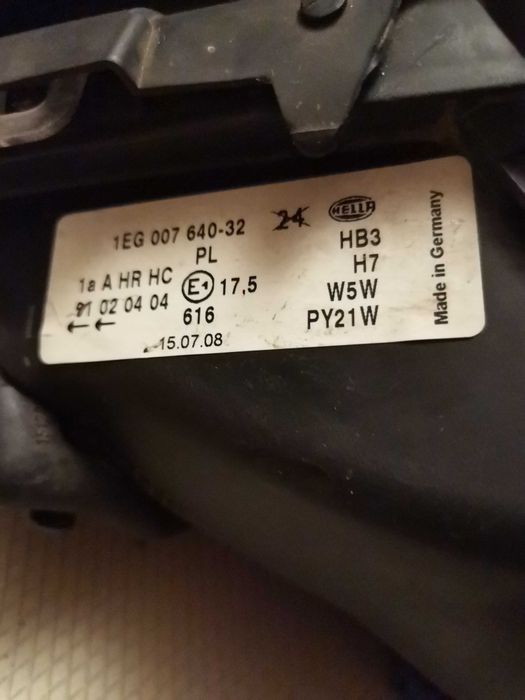 Десен ФАР за Опел Астра/Opel Astra G 1998--2004г полицейска Астра