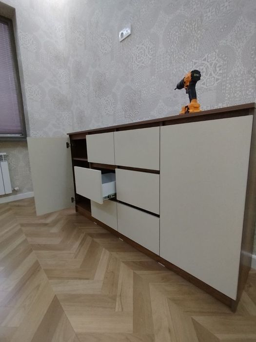 Комод 2х шкафчик 6х ящиков с МДФ