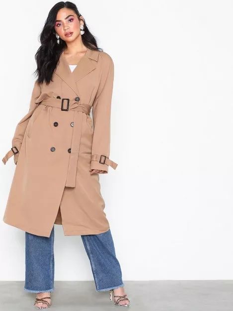 Palton trench bej Vero Moda