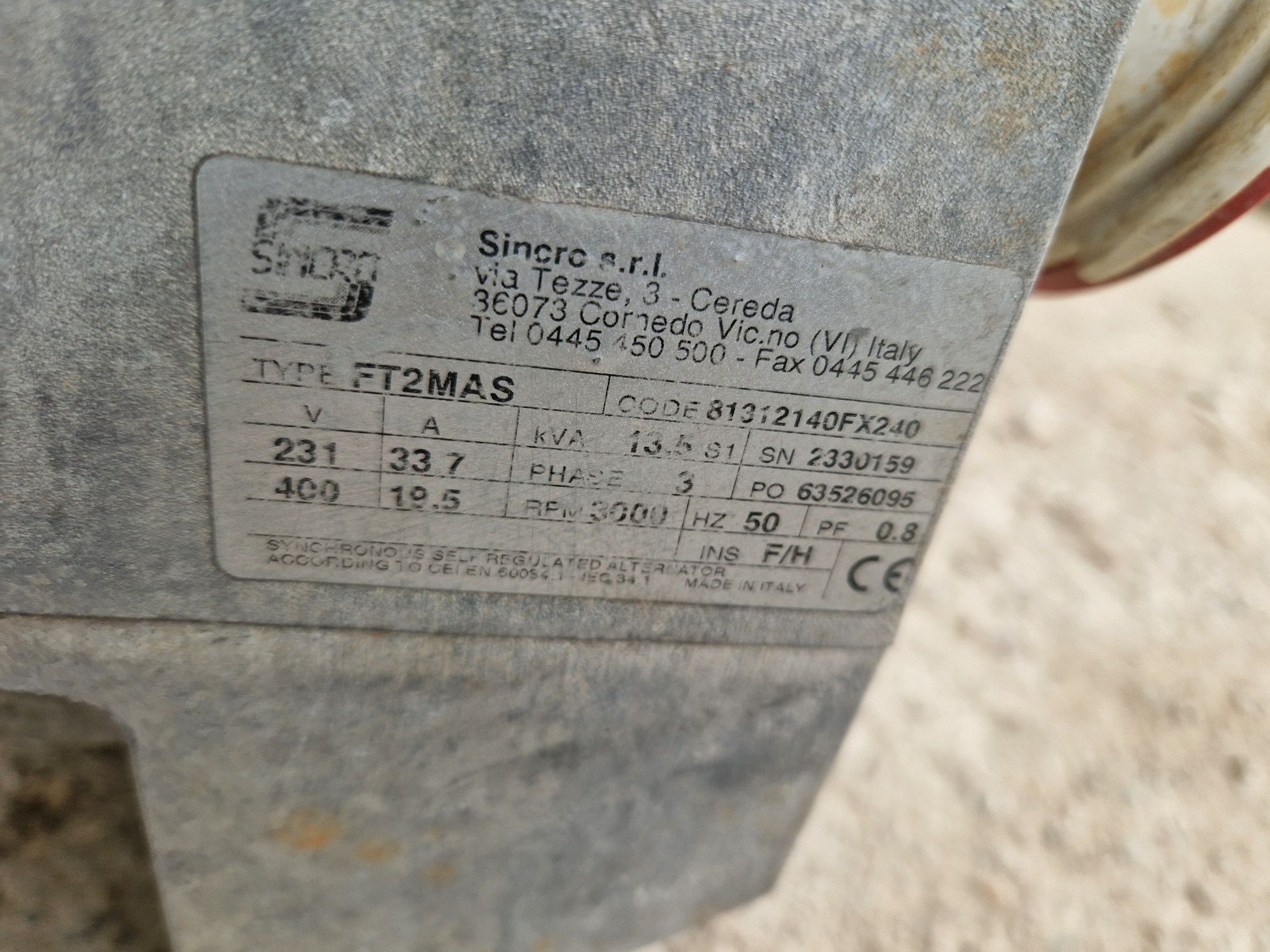 generator 13,5 kw