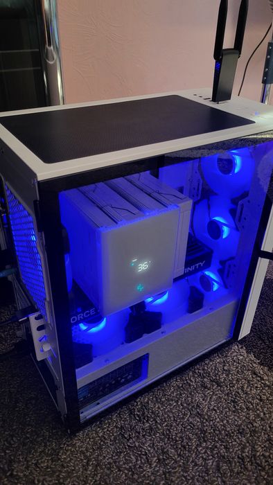 Белый системный блок игровой пк Core i5 14600KF RTX 5060 Ti ddr5